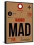 MAD Madrid Luggage Tag 2-NaxArt-Framed Stretched Canvas