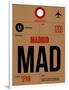 MAD Madrid Luggage Tag 2-NaxArt-Framed Art Print