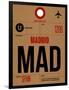 MAD Madrid Luggage Tag 2-NaxArt-Framed Art Print