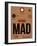 MAD Madrid Luggage Tag 2-NaxArt-Framed Art Print