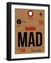 MAD Madrid Luggage Tag 2-NaxArt-Framed Art Print