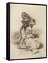 Mad Man Killing an Old Woman-Francisco de Goya-Framed Stretched Canvas