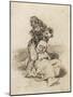 Mad Man Killing an Old Woman-Francisco de Goya-Mounted Art Print