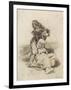 Mad Man Killing an Old Woman-Francisco de Goya-Framed Art Print