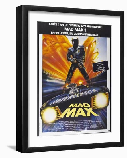 Mad Max, French poster, 1979. © Warner Bros./courtesy Everett Collection-null-Framed Art Print