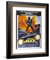 Mad Max, French poster, 1979. © Warner Bros./courtesy Everett Collection-null-Framed Art Print