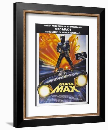 Mad Max, French poster, 1979. © Warner Bros./courtesy Everett Collection-null-Framed Art Print