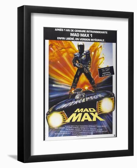 Mad Max, French poster, 1979. © Warner Bros./courtesy Everett Collection-null-Framed Art Print