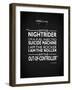 Mad Max I Am The Nightrider-Mark Rogan-Framed Giclee Print