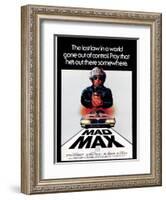 Mad Max, Mel Gibson, 1979-null-Framed Art Print