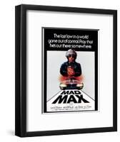 Mad Max, Mel Gibson, 1979-null-Framed Art Print