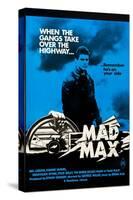 Mad Max, Mel Gibson on Australian poster art, 1979-null-Stretched Canvas