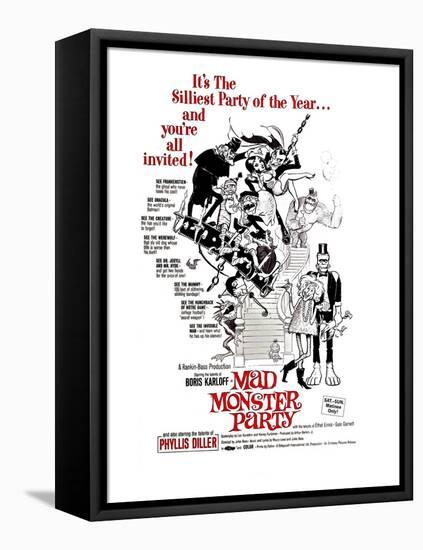 Mad Monster Party, 1967-null-Framed Stretched Canvas