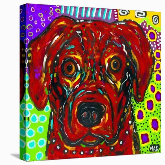 Mad Red Dog-MADdogART-Stretched Canvas
