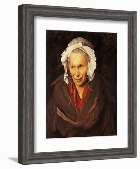 Mad Woman with Mania of Envy-Théodore Géricault-Framed Giclee Print