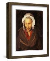 Mad Woman with Mania of Envy-Théodore Géricault-Framed Giclee Print