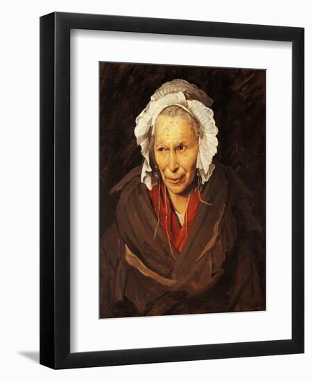 Mad Woman with Mania of Envy-Théodore Géricault-Framed Giclee Print