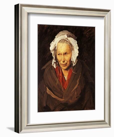 Mad Woman with Mania of Envy-Théodore Géricault-Framed Giclee Print