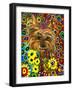 Mad Yorkie-MADdogART-Framed Giclee Print