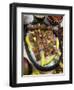 Madagascan Food, Mosakiki, Zebu Skewers with Mango and Rice, Madagascar, Africa-Tondini Nico-Framed Photographic Print