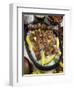 Madagascan Food, Mosakiki, Zebu Skewers with Mango and Rice, Madagascar, Africa-Tondini Nico-Framed Photographic Print