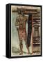 Madagascan Warrior, 19th Century-null-Framed Stretched Canvas