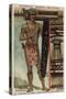 Madagascan Warrior, 19th Century-null-Stretched Canvas