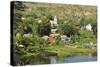 Madagascar, Ampefy, old church seen from Lake Kavitaha.-Anthony Asael-Stretched Canvas