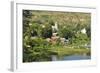 Madagascar, Ampefy, old church seen from Lake Kavitaha.-Anthony Asael-Framed Photographic Print