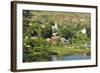 Madagascar, Ampefy, old church seen from Lake Kavitaha.-Anthony Asael-Framed Photographic Print