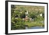 Madagascar, Ampefy, old church seen from Lake Kavitaha.-Anthony Asael-Framed Photographic Print