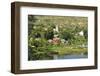 Madagascar, Ampefy, old church seen from Lake Kavitaha.-Anthony Asael-Framed Photographic Print