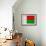 Madagascar Flag Design with Wood Patterning - Flags of the World Series-Philippe Hugonnard-Framed Art Print displayed on a wall