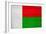 Madagascar Flag Design with Wood Patterning - Flags of the World Series-Philippe Hugonnard-Framed Art Print