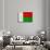 Madagascar Flag Design with Wood Patterning - Flags of the World Series-Philippe Hugonnard-Art Print displayed on a wall