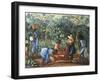 Madagascar, Harvesting Coffee Beans, 20th Century-null-Framed Giclee Print