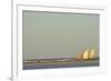 Madagascar, Morondava, Fisherman Boat with Large White Sails at Sea-Anthony Asael-Framed Photographic Print