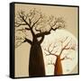 Madagascar Safari II-Patricia Pinto-Framed Stretched Canvas