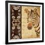 Madagascar Safari IV-Patricia Pinto-Framed Art Print