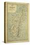 Madagascar War 1885-95, Map of Madagascar-Louis Bombled-Stretched Canvas