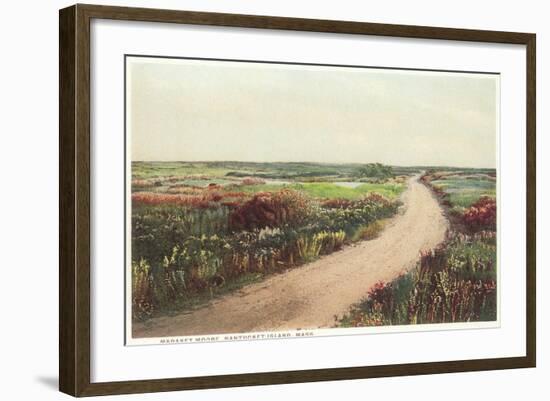 Madaket Moor, Nantucket, Massachusetts-null-Framed Art Print