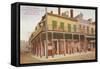 Madam Begue's Restaurant, New Orleans, Louisiana-null-Framed Stretched Canvas