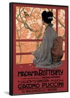 Madam Butterfly (G. Puccini) - Vintage Style Opera Poster-null-Framed Poster