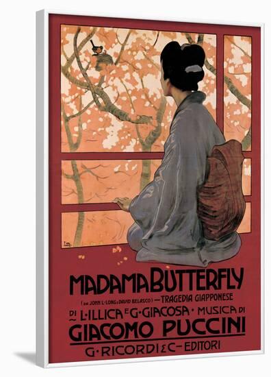 Madam Butterfly (G. Puccini) - Vintage Style Opera Poster-null-Framed Poster