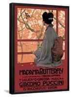 Madam Butterfly (G. Puccini) - Vintage Style Opera Poster-null-Framed Poster