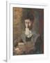 Madam Camille Redon Reading-Odilon Redon-Framed Giclee Print
