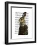 Madam Hare Portrait-Fab Funky-Framed Art Print