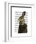 Madam Hare Portrait-Fab Funky-Framed Art Print