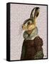 Madam Hare-Fab Funky-Framed Stretched Canvas