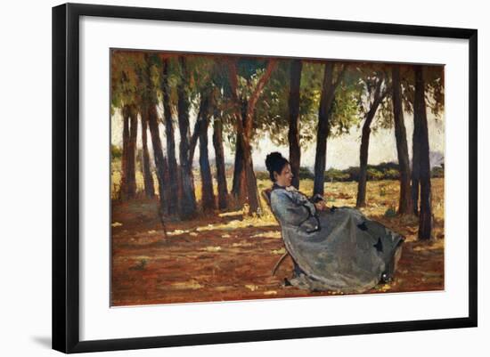 Madam Martelli Castiglioncello, Circa 1867-Giovanni Fattori-Framed Giclee Print